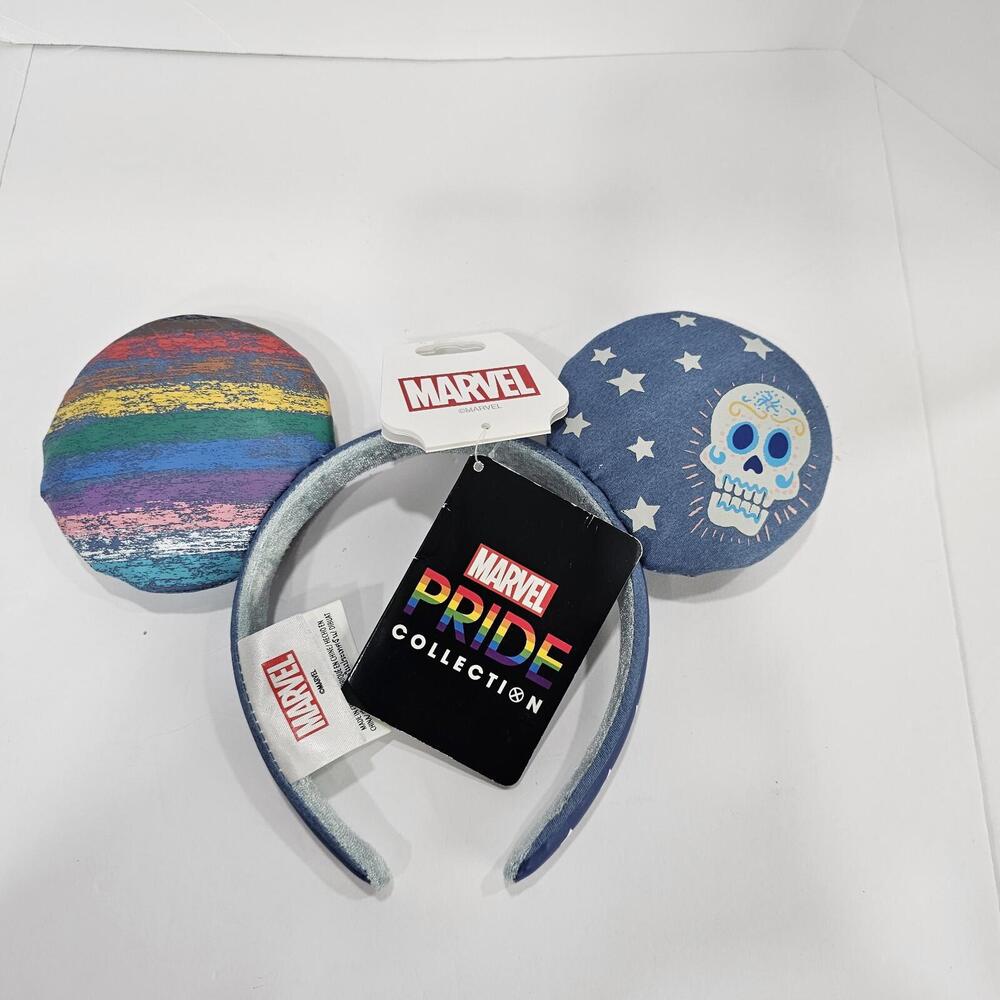 Disney Parks Marvel Pride Collection Mickey Mouse Ear Headband 2023 NWT